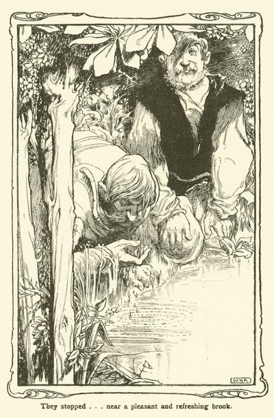 Ilustrace pro Dona Quijota (litho) od William Heath Robinson
