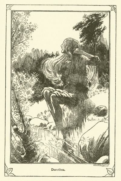 Ilustrace pro Dona Quijota (litho) od William Heath Robinson