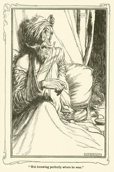 Ilustrace pro Dona Quijota (litho) od William Heath Robinson
