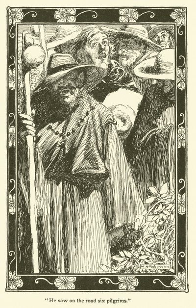 Ilustrace pro Dona Quijota (litho) od William Heath Robinson
