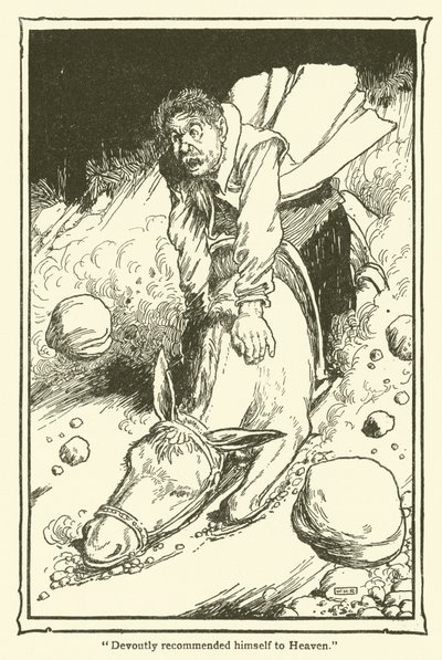 Ilustrace pro Dona Quijota (litho) od William Heath Robinson