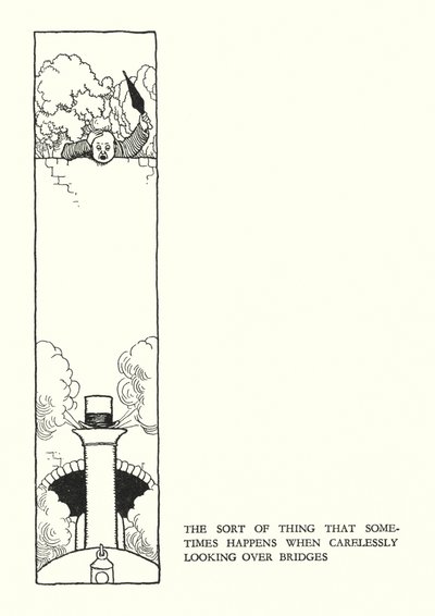 Ilustrace pro Railway Ribaldry od W Heatha Robinsona (litho) od William Heath Robinson