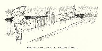 Ilustrace pro Railway Ribaldry od W Heatha Robinsona (litho) od William Heath Robinson
