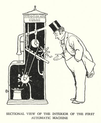 Ilustrace pro Railway Ribaldry od W Heatha Robinsona (litho) od William Heath Robinson