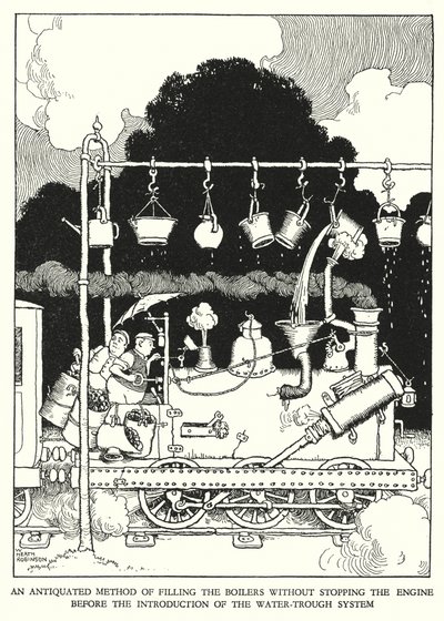 Závěsný od William Heath Robinson