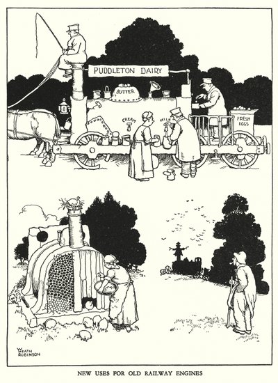 Závěsný od William Heath Robinson