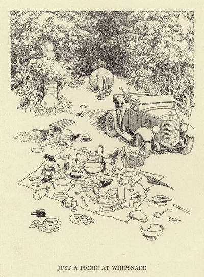 Jen piknik ve Whipsnade od William Heath Robinson
