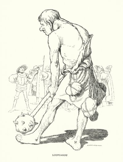 Loupgarou (kámen) od William Heath Robinson