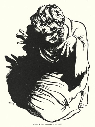 Složil mu poklonu (rytina) od William Heath Robinson