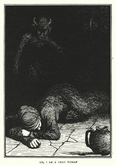 Oh, jsem mrtvá žena (litho) od William Heath Robinson