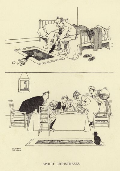 Zkažené Vánoce od William Heath Robinson
