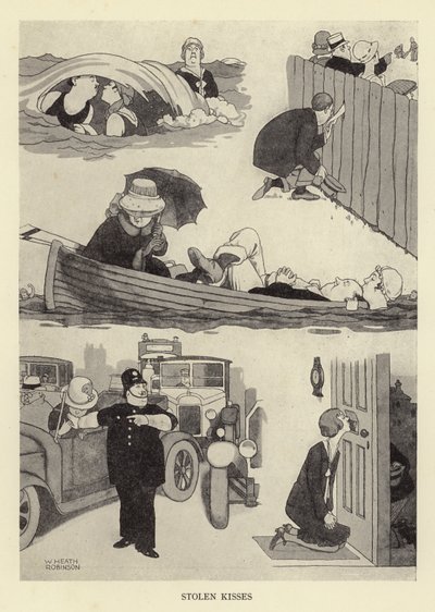 Ukradené polibky od William Heath Robinson