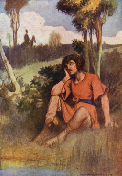 Příběhy od Chaucera (barevné lito) od William Heath Robinson