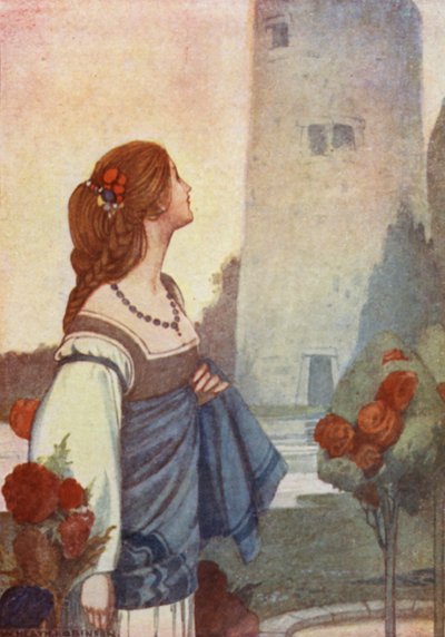 Příběhy od Chaucera (barevné lito) od William Heath Robinson