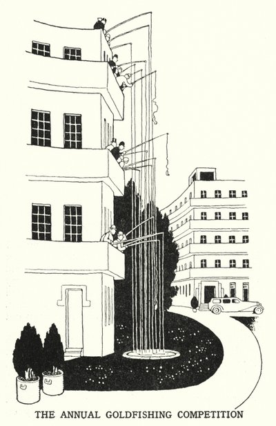 Výroční soutěž v lovu zlata (litho) od William Heath Robinson