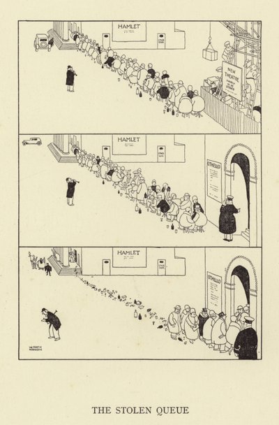 Ukradené fronty od William Heath Robinson