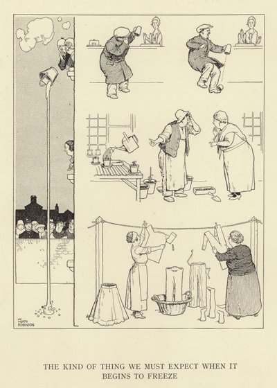 Něco, co musíme očekávat, když začne mrznout od William Heath Robinson