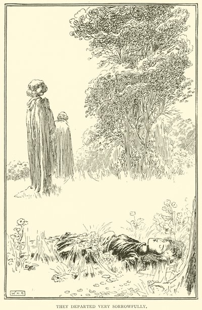 Odjížděli velmi smutně od William Heath Robinson