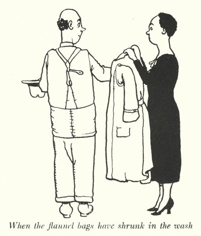 Když se flanelové sáčky při praní smrští (litho) od William Heath Robinson
