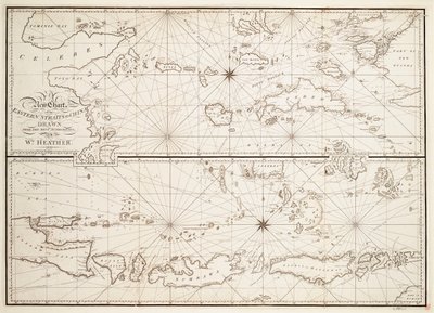 Nová mapa východní úžiny do Číny od William Heather