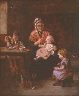 Babiččina nálož (olej na plátně) od William Hemsley