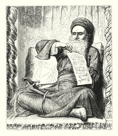 Vzpomínky na arabské noci (rytina) od William Henry (after) Hunt
