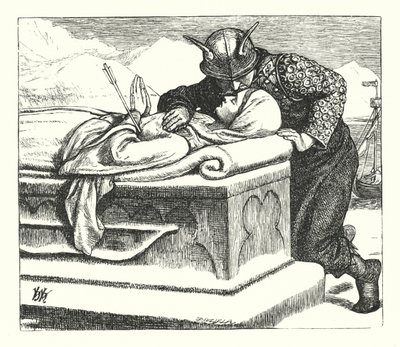 Balada o Orianě (rytina) od William Henry (after) Hunt