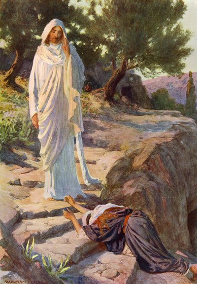 První zjevení našeho Pána po jeho vzkříšení (barva lito) od William Henry (after) Margetson