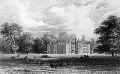 Bell House, Aveley, Essex, vyrytý John Carr Armytage, 1832 od William Henry Bartlett