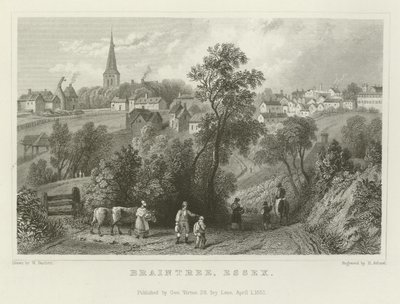Braintree, Essex od William Henry Bartlett