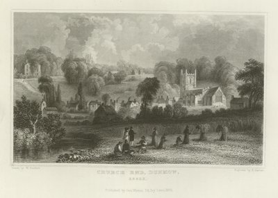 Church End, Dunmow, Essex od William Henry Bartlett