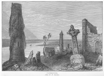 Clonmacnoise od William Henry Bartlett