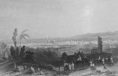 Damašek, shora Salahyeh od William Henry Bartlett