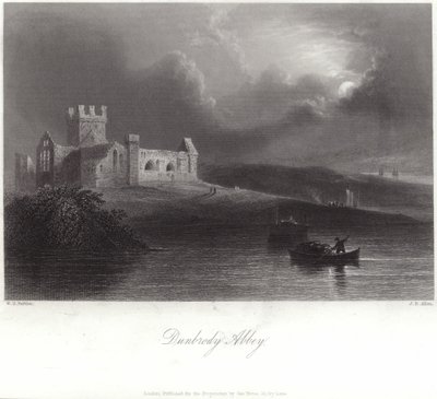 Dunbrody Abbey v hrabství Wexford od William Henry Bartlett