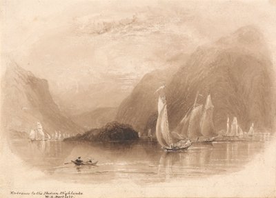 Vstup do Hudsonské vysočiny od William Henry Bartlett