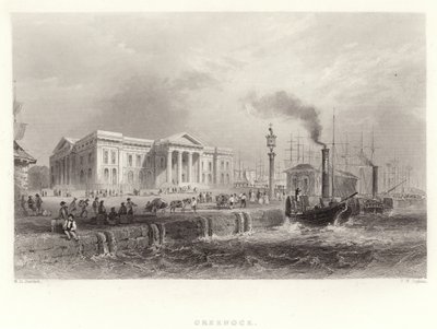 Greenock od William Henry Bartlett