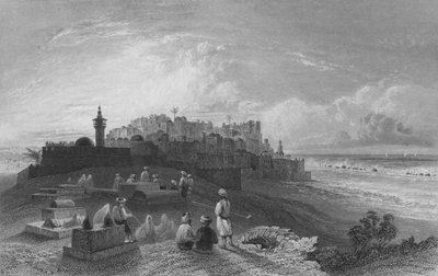 Jaffa, starověká Joppa od William Henry Bartlett