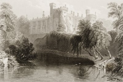 Hrad Kilkenny, hrabství Kilkenny, Irsko, z 