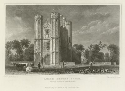 Leigh Priory, Essex, 7 mil severně od Chelmsfordu od William Henry Bartlett