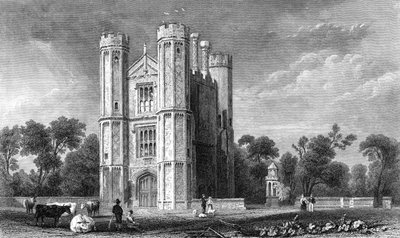 Leighs Priory, Essex, vyryl E. Young, 1832 od William Henry Bartlett