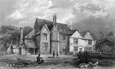 Little Warley Hall, Essex, vyryl Henry Adlard, 1833 (rytina) od William Henry Bartlett