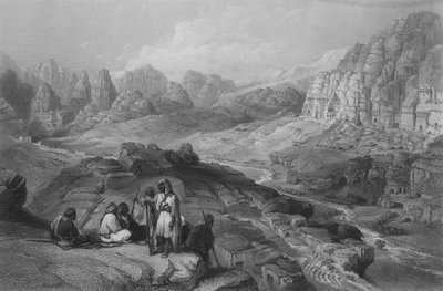 Petra, Místo města, Jeremiáš XLIX od William Henry Bartlett