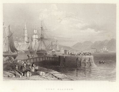 Port Glasgow od William Henry Bartlett