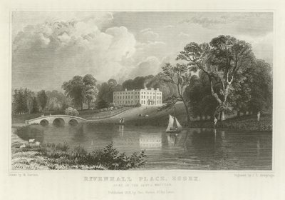 Rivenhall Place, Essex, sídlo reverenda J Westerna od William Henry Bartlett