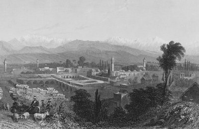 Tarsus, město v Kilikii od William Henry Bartlett