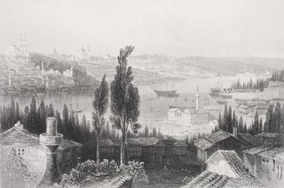 Arzenál z turecké Pery, z knihy "Galerie historických portrétů", vydané kolem roku 1880 od William Henry Bartlett