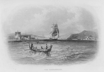 Dardanely (rytina) od William Henry Bartlett