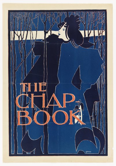 The Blue Lady, plakát k The Chapter-Book od William Henry Bradley