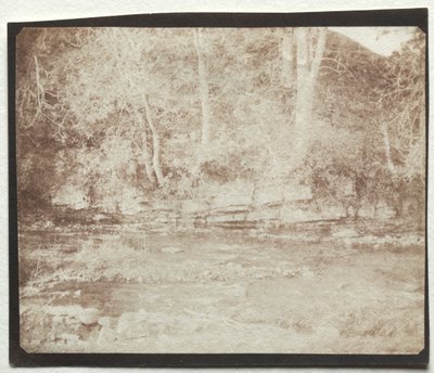 Horská říčka, která teče na úpatí hradu Doune, 1844. od William Henry Fox Talbot