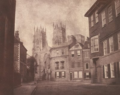 Scéna v Yorku: York Minster z Lop Lane od William Henry Fox Talbot
